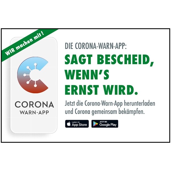 Corona Warn-App Motiv 03 Sagt Bescheid, wenn’s ernst wird