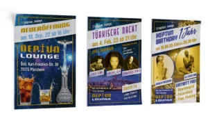 Plakate Neptun-Lounge